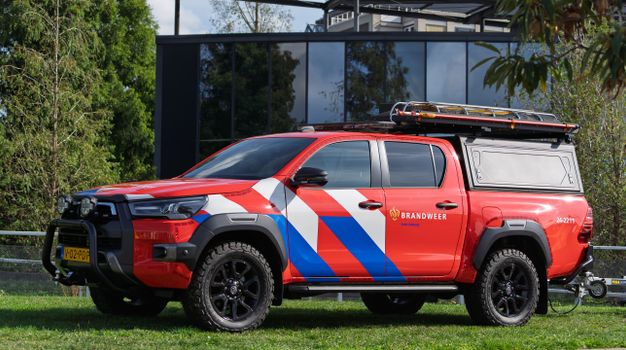 Brandweer ter plaatse bij een incident