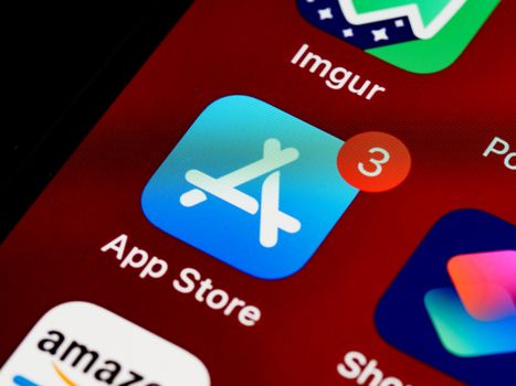 iPhone met ios update op het scherm in Oudgouda